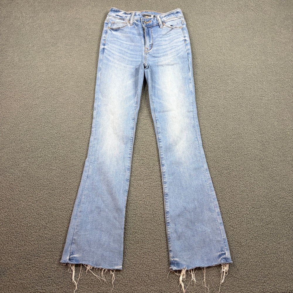 American Eagle Jeans Womens 00 Short Blue High Rise Skinny  Next Level Stretch